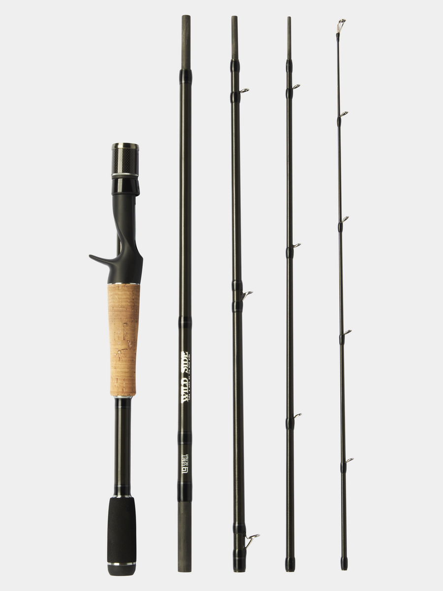 8 foot baitcasting rods WILD SIDE 6'8” Medium Casting Rod (5 Piece) by Arundel Tackle