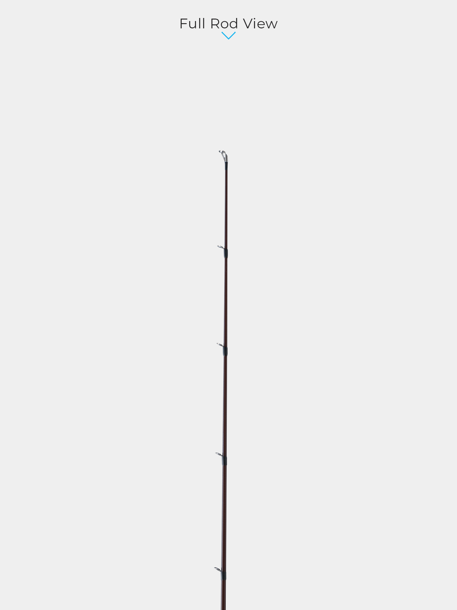 WILD SIDE 6’6” Pure Glass Fiber Medium Light Casting Rod